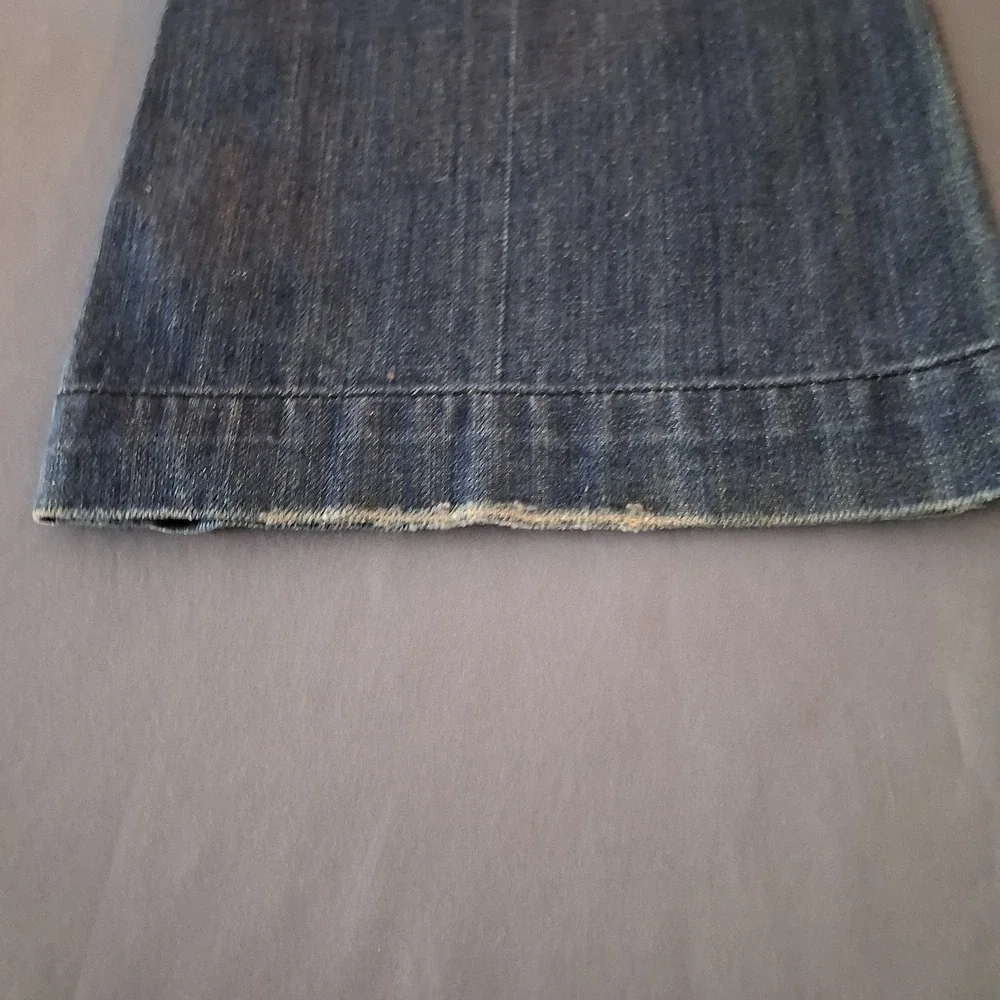 Women's 7 For‎ All Mankiind Flare Leg Dojo Jeans SZ 29 Style Embellished Pockets